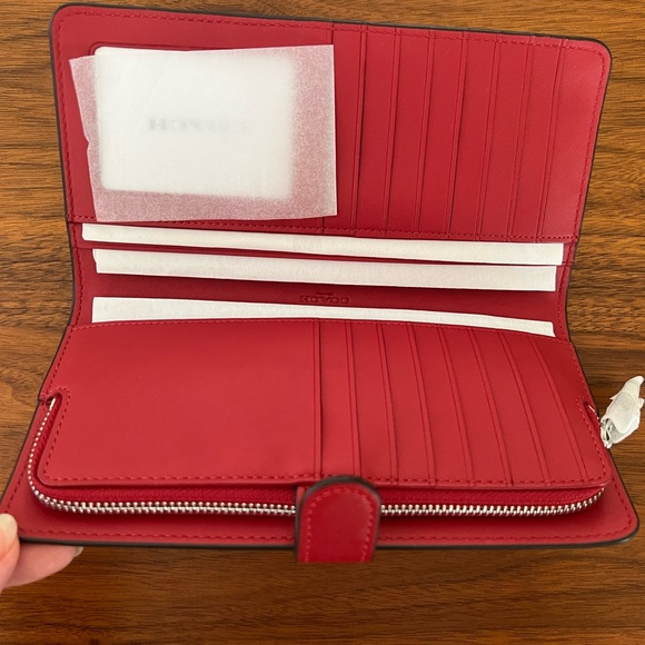 Coach Smooth Leather Skinny Phone Wallet - Picture 3 of 5